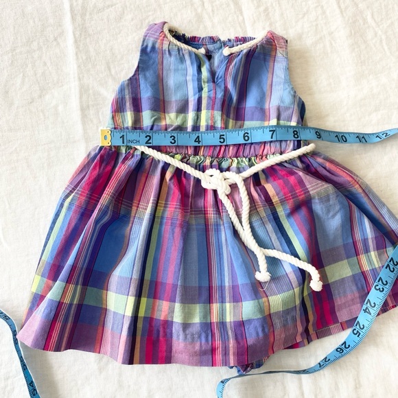 NWOT Tommy Hilfiger Infant Girls Plaid Dress - Picture 12 of 13